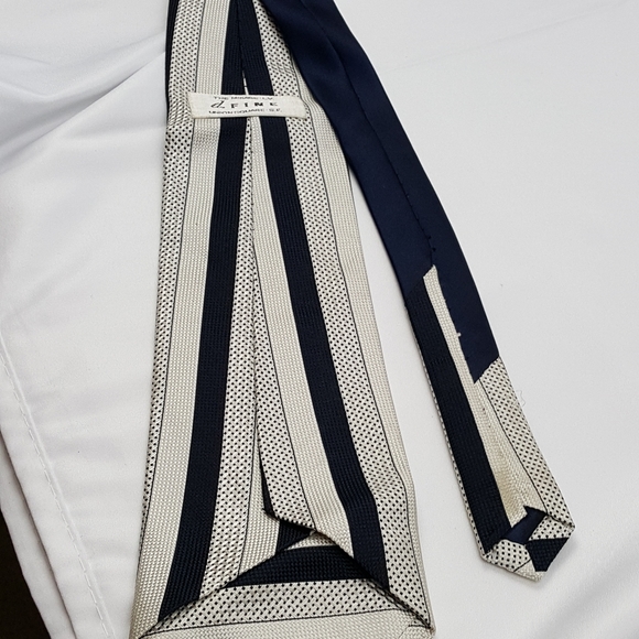 D. Fine LV Mirage S.f. retro vintage silk tie - Picture 3 of 8